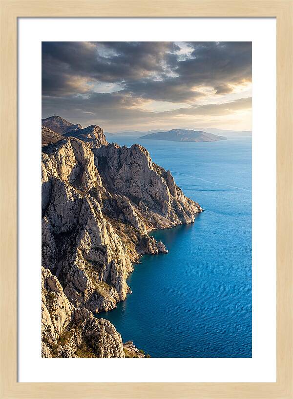Velebit Mountain Overlooking Adriatic Sea