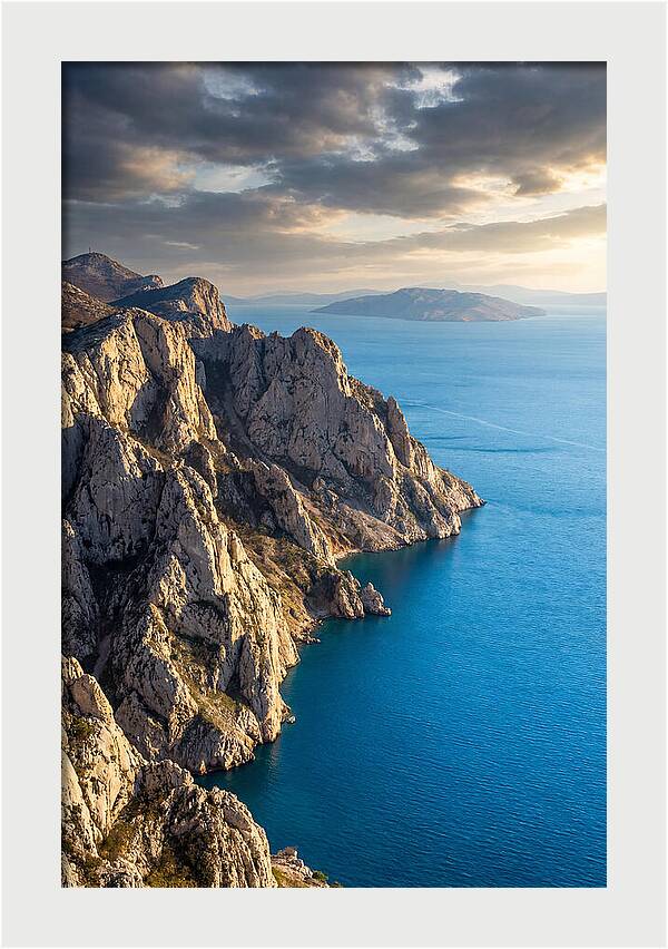 Velebit Mountain Overlooking Adriatic Sea