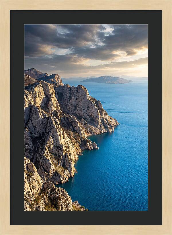 Velebit Mountain Overlooking Adriatic Sea
