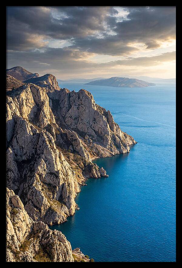 Velebit Mountain Overlooking Adriatic Sea