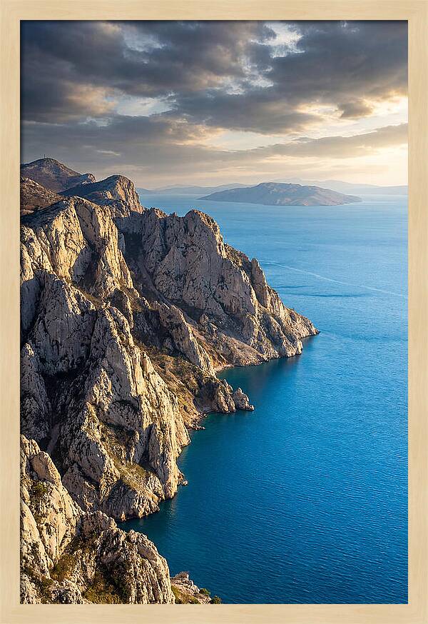 Velebit Mountain Overlooking Adriatic Sea