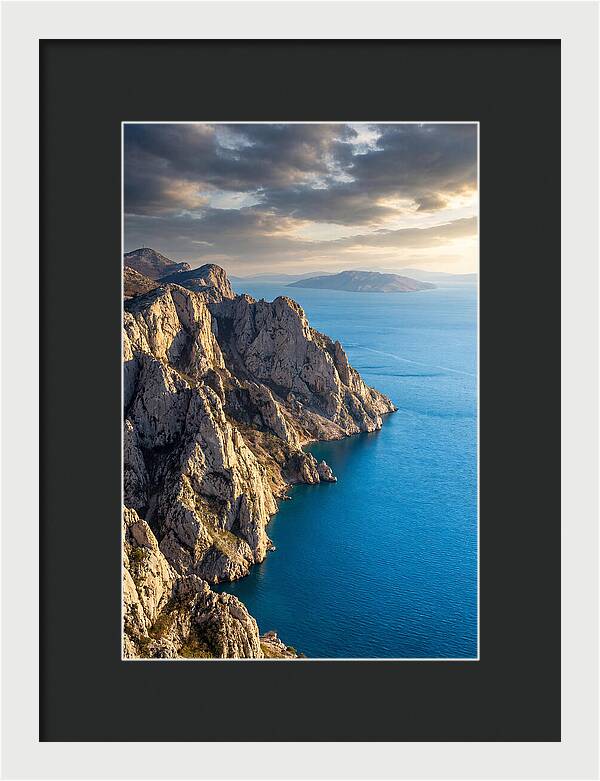 Velebit Mountain Overlooking Adriatic Sea