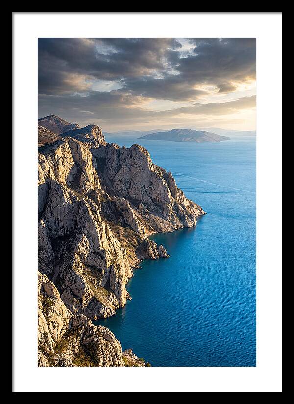 Velebit Mountain Overlooking Adriatic Sea