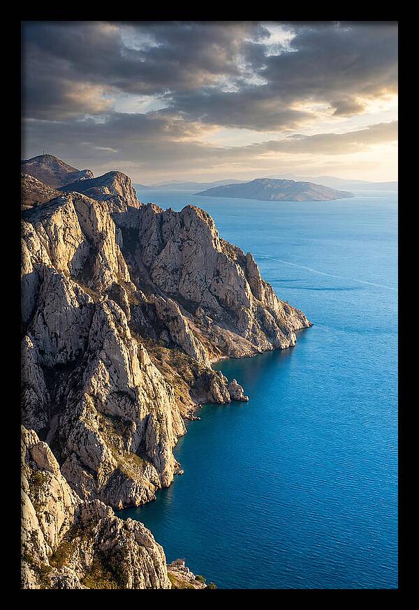 Velebit Mountain Overlooking Adriatic Sea