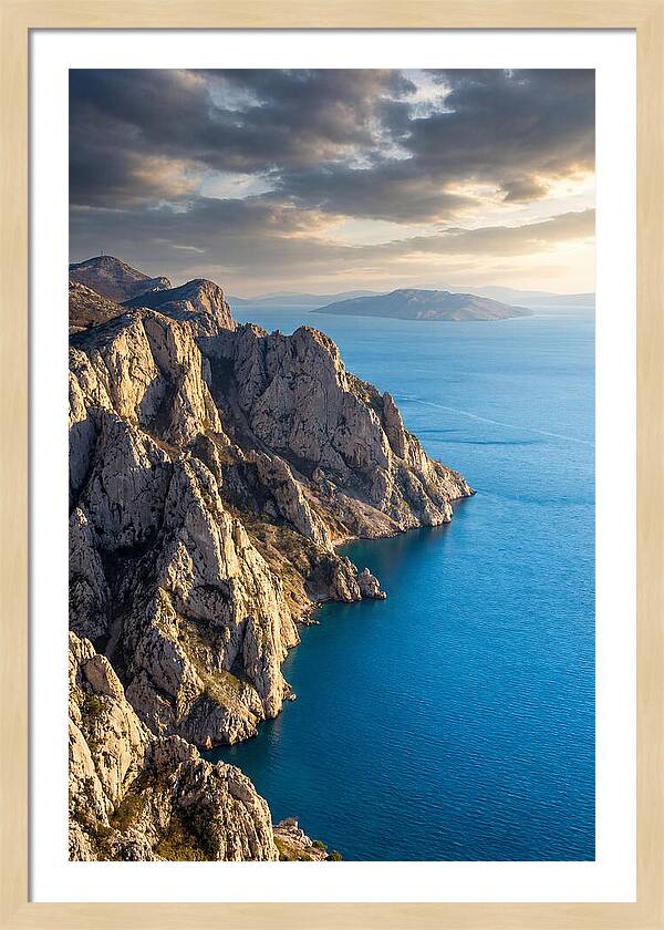 Velebit Mountain Overlooking Adriatic Sea