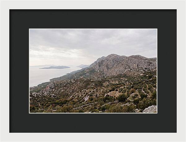 Velebit Mountain Overlooking Adriatic Sea
