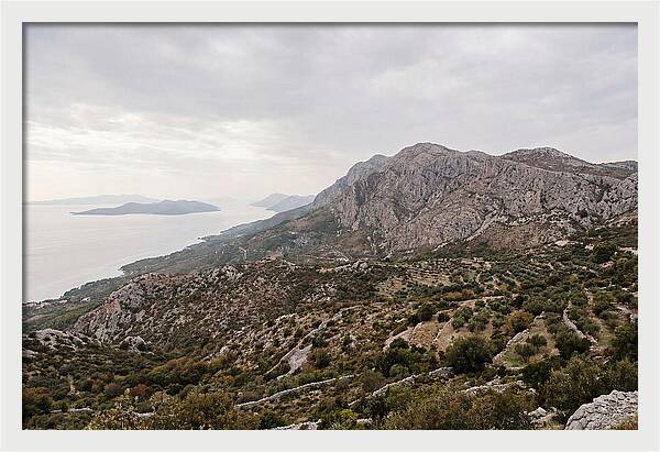 Velebit Mountain Overlooking Adriatic Sea