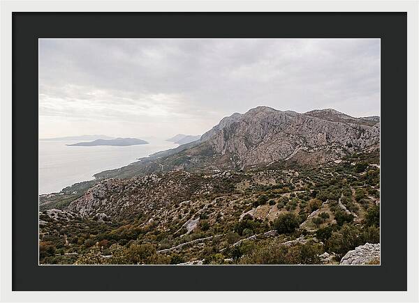 Velebit Mountain Overlooking Adriatic Sea