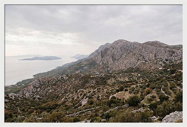 Velebit Mountain Overlooking Adriatic Sea
