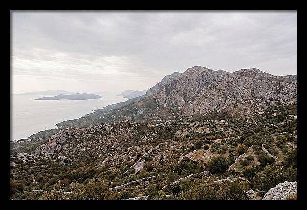 Velebit Mountain Overlooking Adriatic Sea