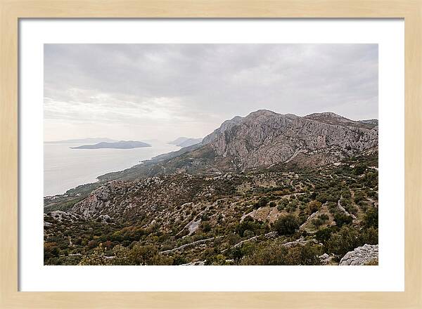 Velebit Mountain Overlooking Adriatic Sea