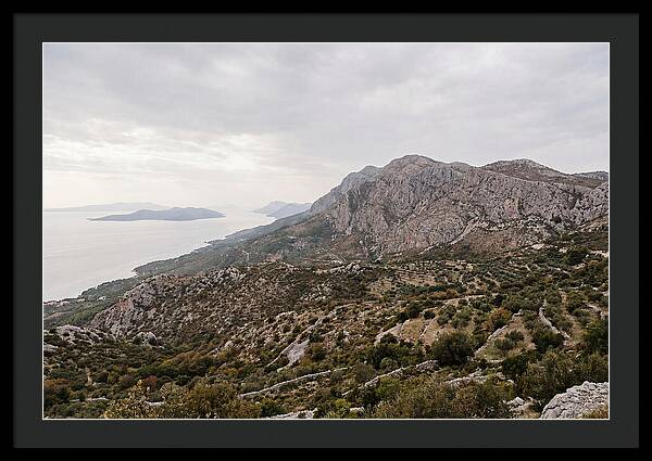 Velebit Mountain Overlooking Adriatic Sea
