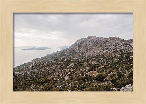 Velebit Mountain Overlooking Adriatic Sea