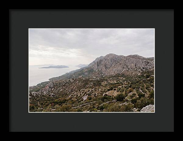 Velebit Mountain Overlooking Adriatic Sea