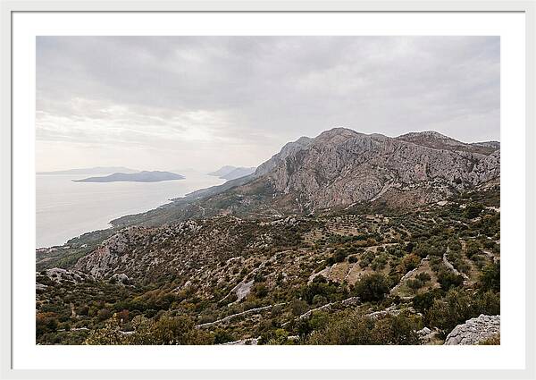 Velebit Mountain Overlooking Adriatic Sea