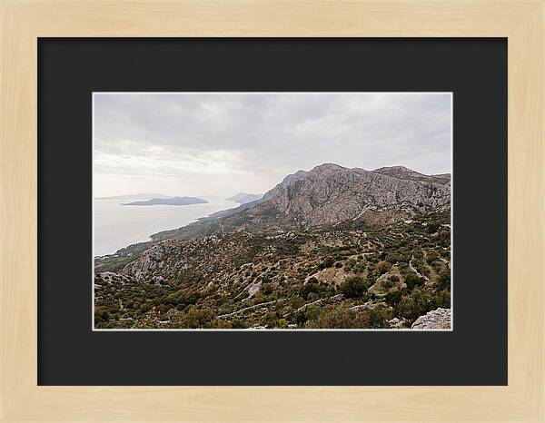 Velebit Mountain Overlooking Adriatic Sea