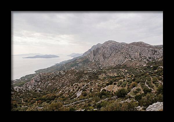 Velebit Mountain Overlooking Adriatic Sea