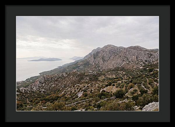 Velebit Mountain Overlooking Adriatic Sea