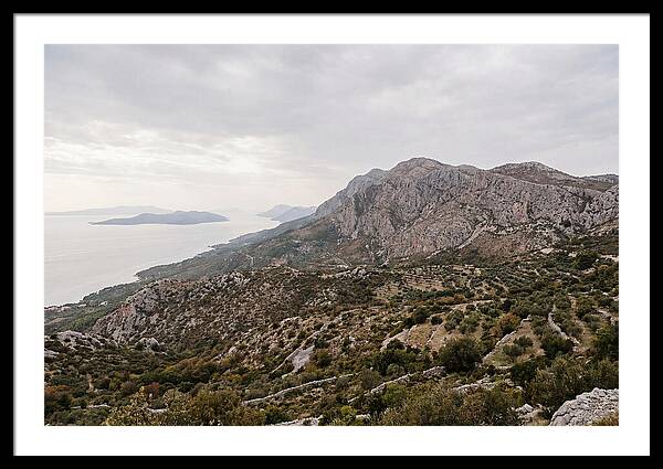 Velebit Mountain Overlooking Adriatic Sea