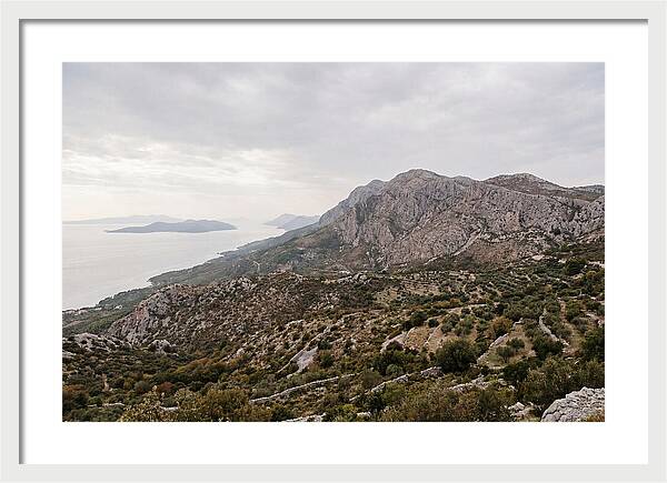 Velebit Mountain Overlooking Adriatic Sea