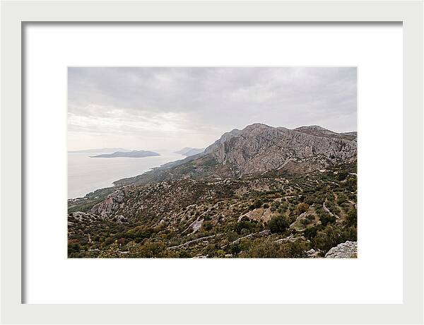 Velebit Mountain Overlooking Adriatic Sea