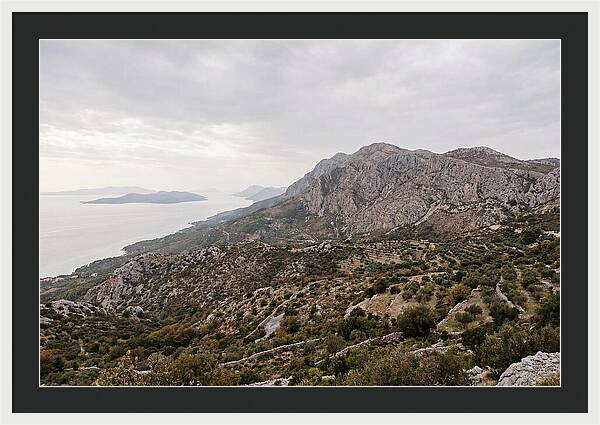 Velebit Mountain Overlooking Adriatic Sea