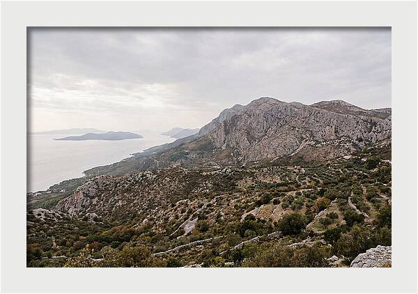 Velebit Mountain Overlooking Adriatic Sea