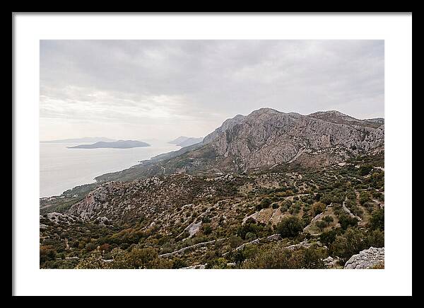Velebit Mountain Overlooking Adriatic Sea