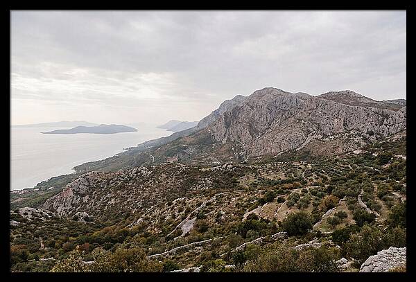 Velebit Mountain Overlooking Adriatic Sea