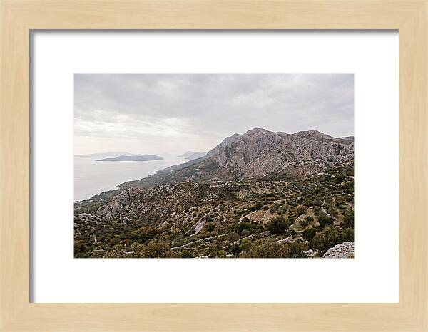 Velebit Mountain Overlooking Adriatic Sea