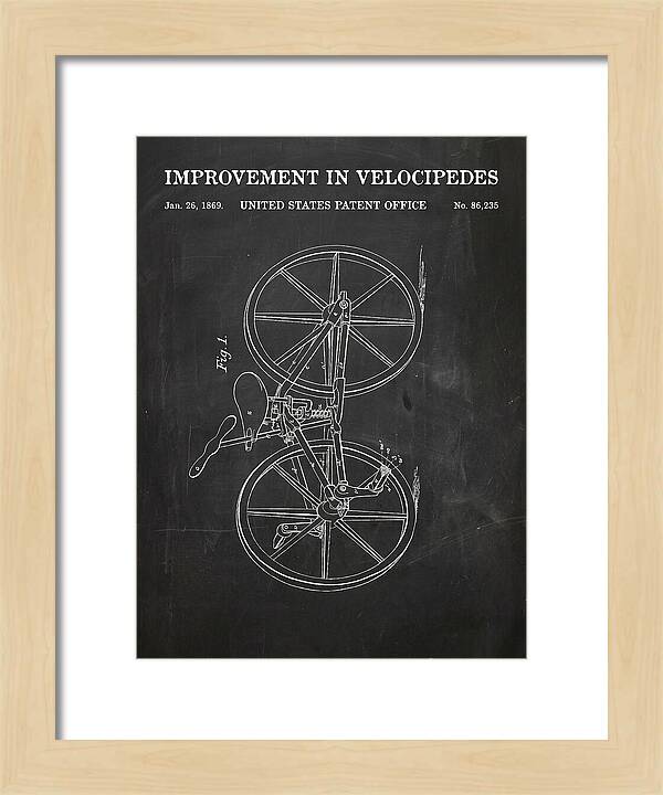 Velocipede Chalkboard Patent Us86235a