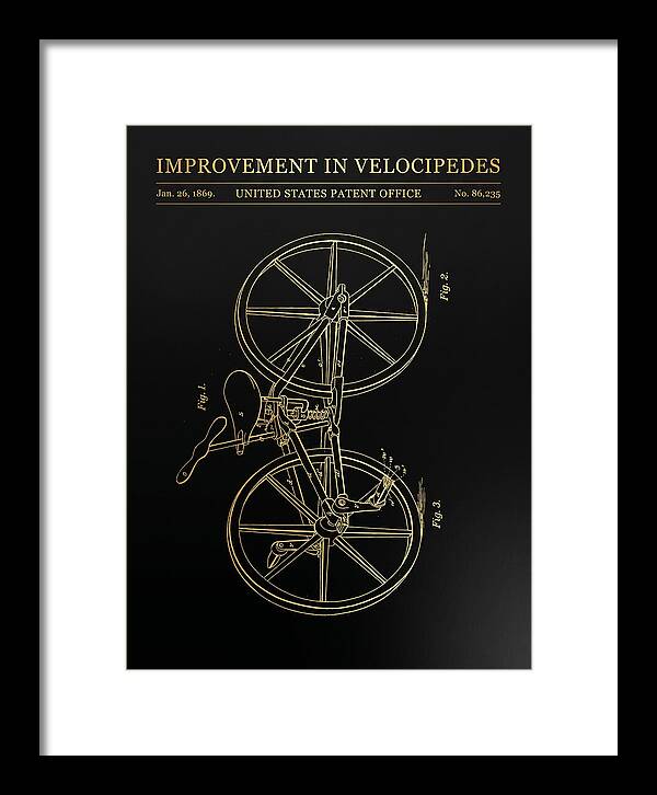 Velocipede Gold Patent Us86235a