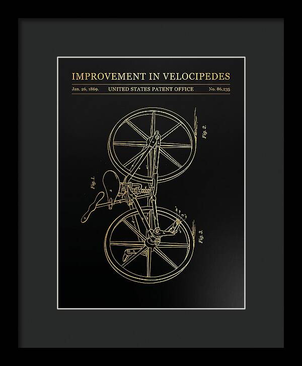 Velocipede Gold Patent Us86235a