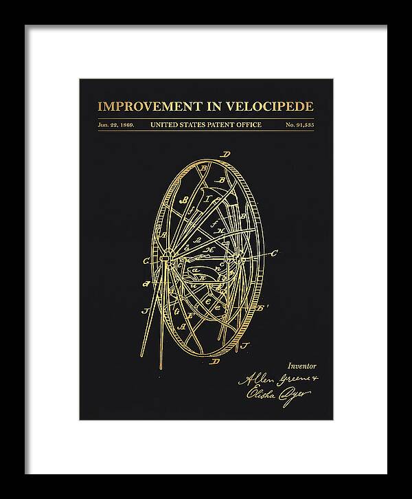 Velocipede Gold Patent Us91535a