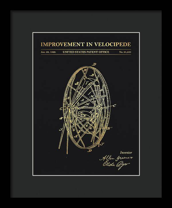 Velocipede Gold Patent Us91535a