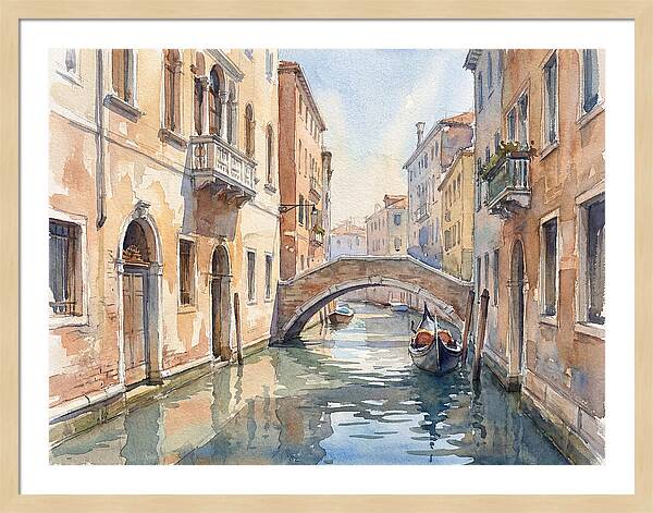 Venetian Waterway Tranquility