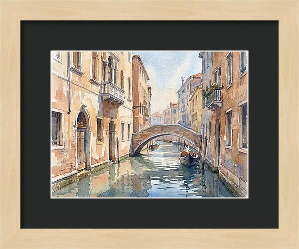 Venetian Waterway Tranquility
