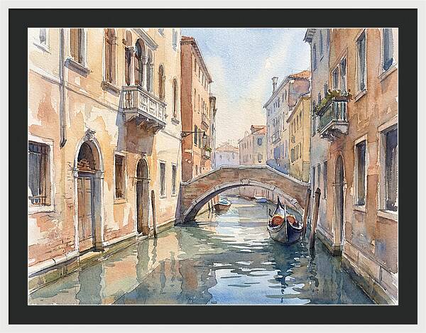 Venetian Waterway Tranquility