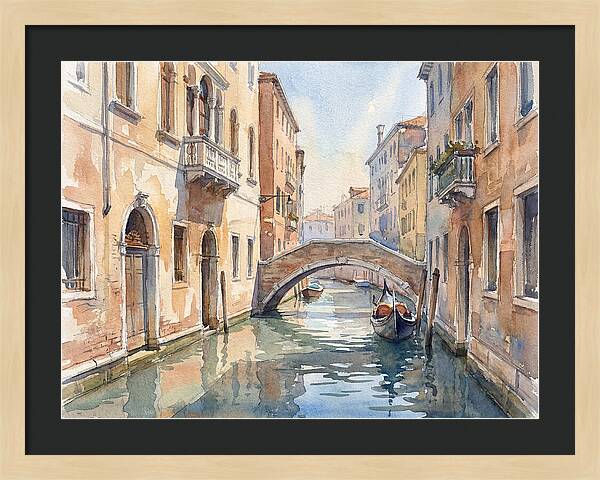 Venetian Waterway Tranquility