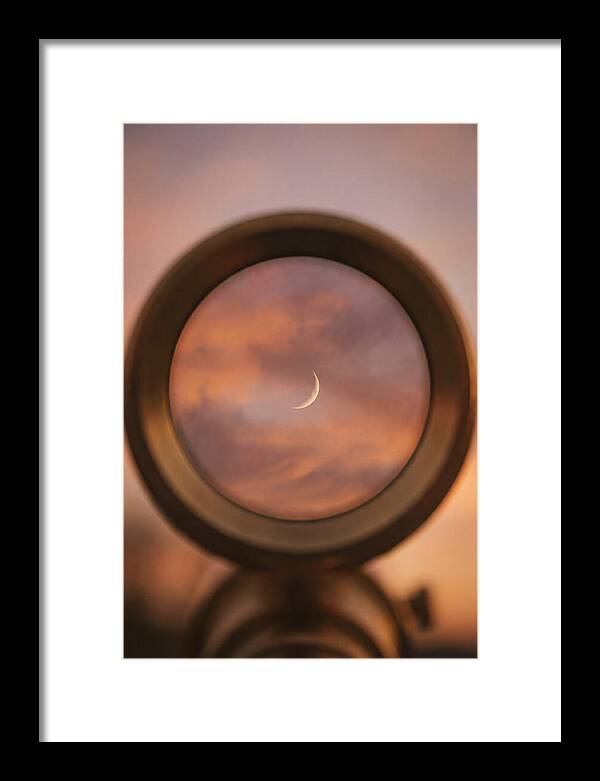 Venus Crescent Phase Through Telescope