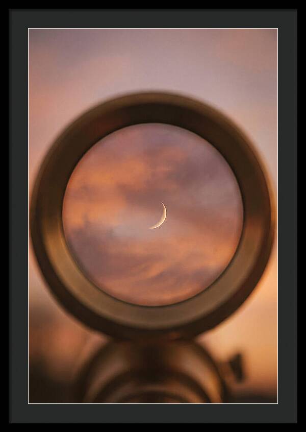 Venus Crescent Phase Through Telescope