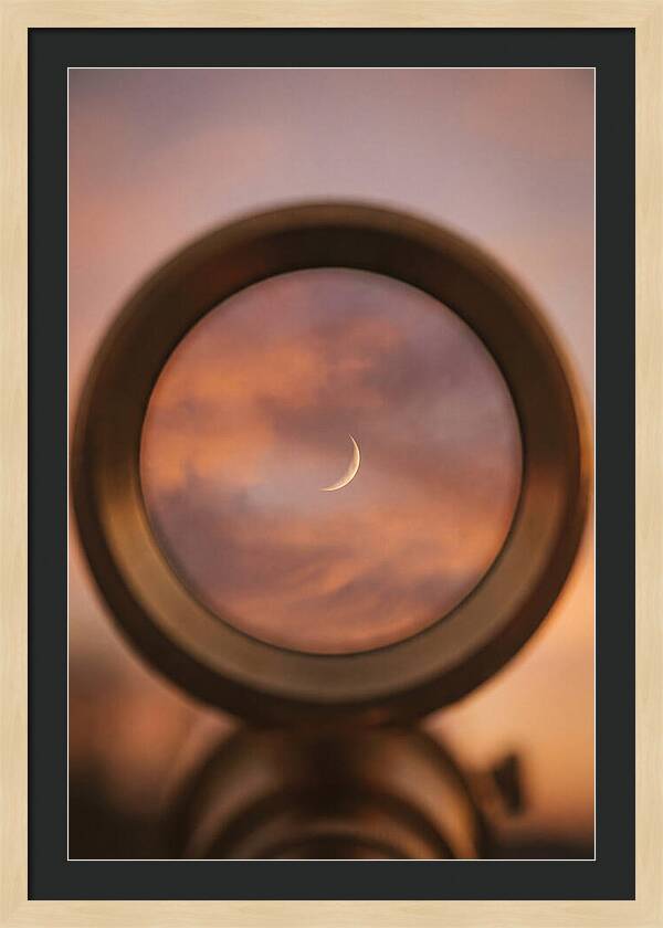 Venus Crescent Phase Through Telescope