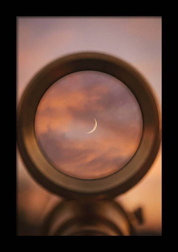 Venus Crescent Phase Through Telescope