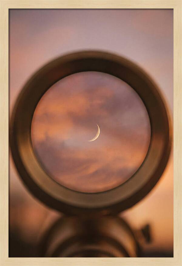 Venus Crescent Phase Through Telescope