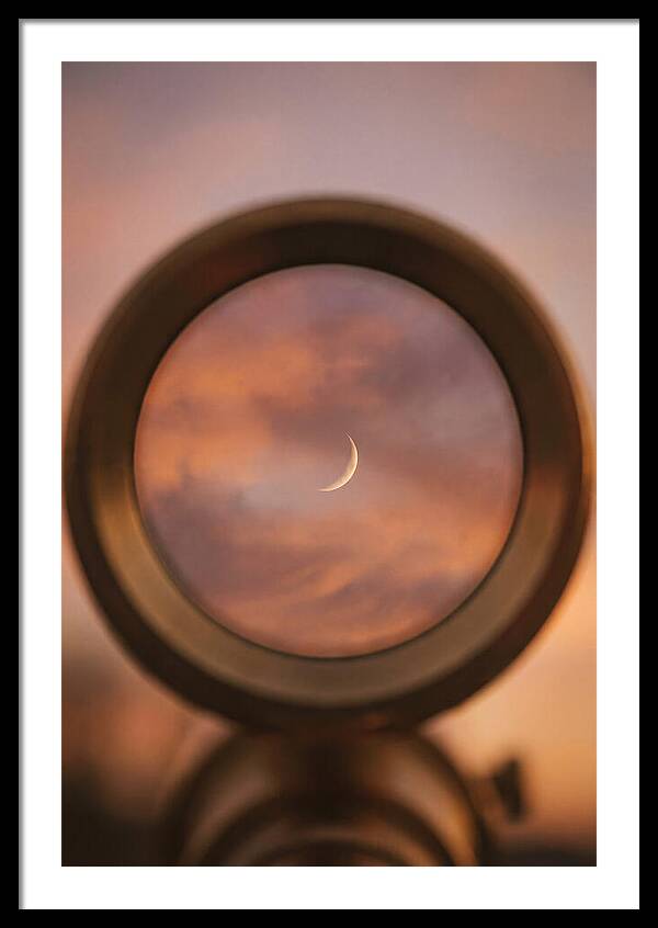 Venus Crescent Phase Through Telescope