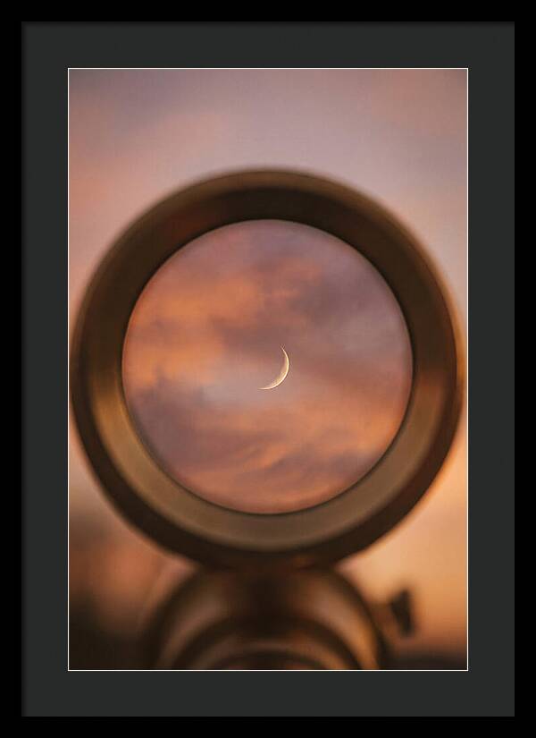 Venus Crescent Phase Through Telescope