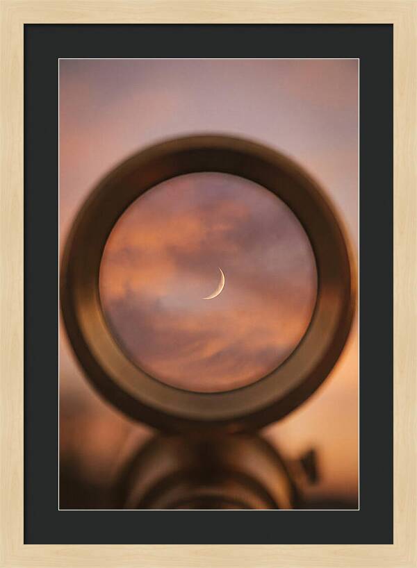 Venus Crescent Phase Through Telescope