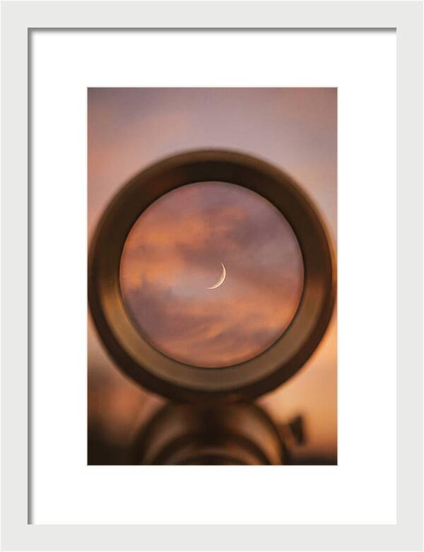 Venus Crescent Phase Through Telescope
