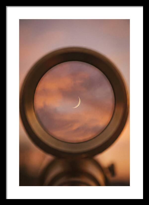 Venus Crescent Phase Through Telescope