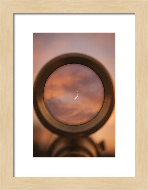 Venus Crescent Phase Through Telescope